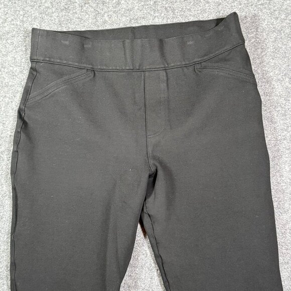 Spanx Womens Perfect Pant Ankle Backseam Skinny Cropped Black Sz 1X Petite Work - Picture 5 of 13